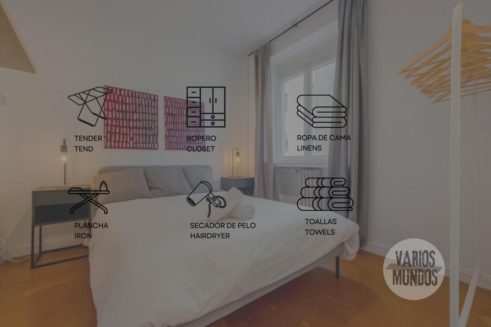 Classic Apt 7Pax En La Latina-Centro De 마드리드 외부 사진
